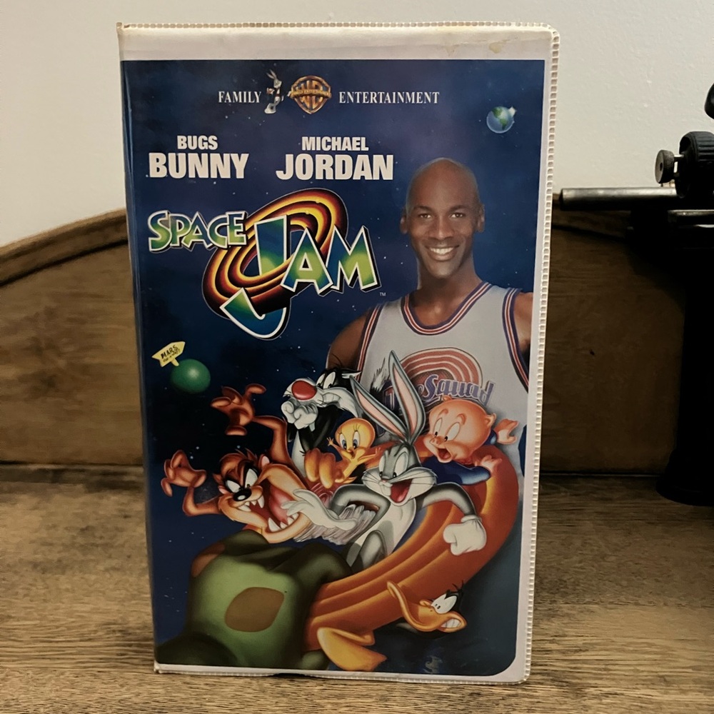 Warner Bros. Space Jam VHS - Blue and White Cover